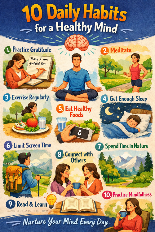 10 Daily Habits for a Healthy Mind