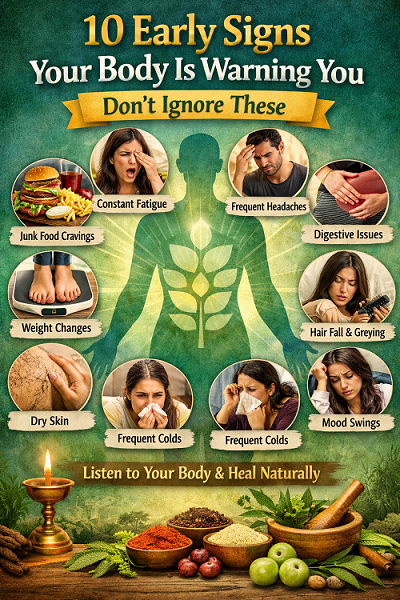 10 Early Signs Your Body Is aWarning You – Don’t Ignore These